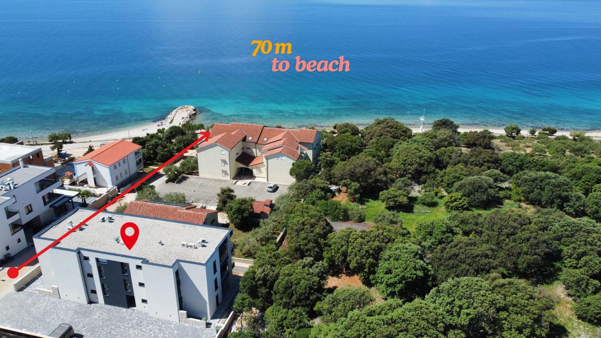 Lili Rose Mandre - Exclusive Family Apartments With Sea View, Just Steps From Beach Luaran gambar